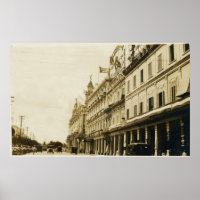 1920's Havana Antique Street Scene