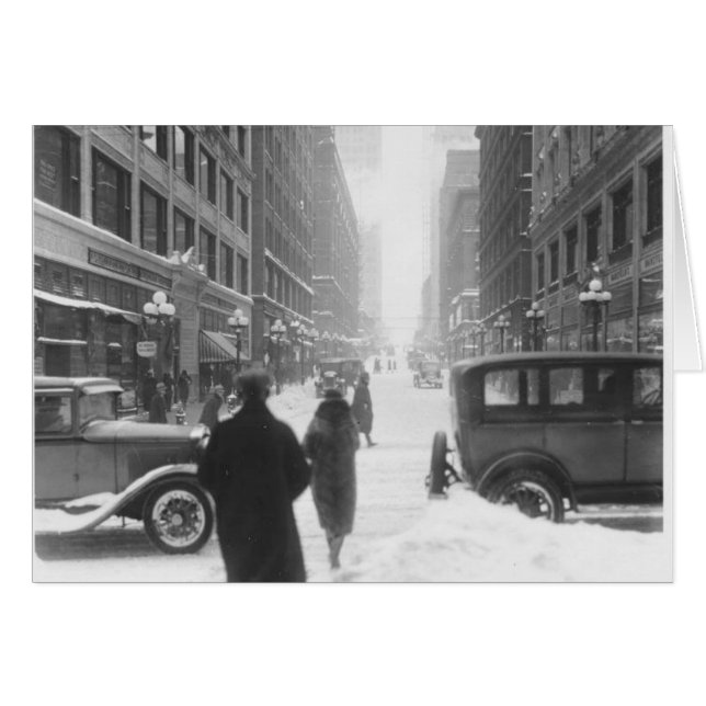 1920s Kansas City All Occasion Blank Greeting Card (Front Horizontal)