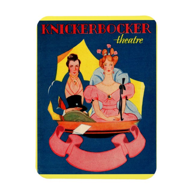 1920s Knickerbocker Theatre playbill cover Magnet (Vertical)