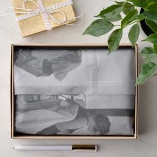 1920s Ladies Lunching on the Beach Photo Tissue Paper