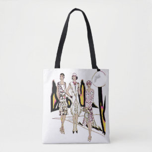 1920s Ladies Tote Bag