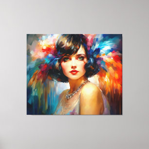 1920s Lady Canvas Print