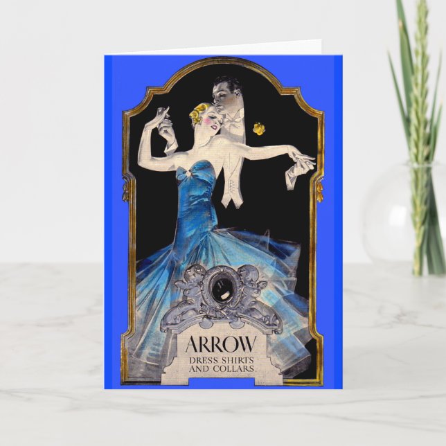 1920s Leyendecker Arrow shirt ad no. 1 Card (Front)