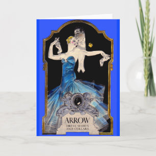 1920s Leyendecker Arrow shirt ad no. 1 Card