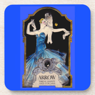 1920s Leyendecker Arrow shirt ad no. 1 Coaster