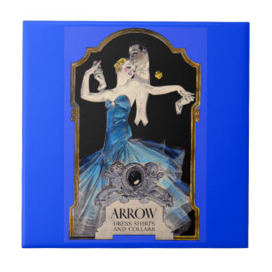 1920s Leyendecker Arrow shirt ad no. 1 Tile