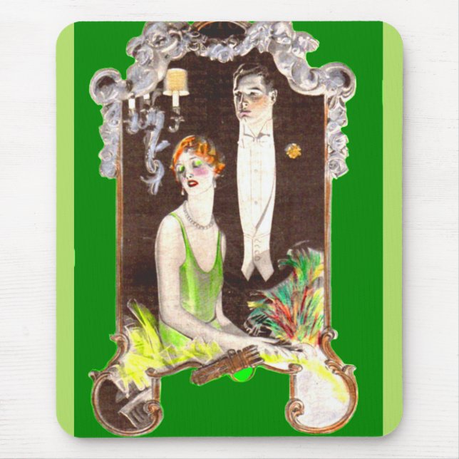 1920s Leyendecker Arrow shirt ad no. 2 Mouse Mat (Front)
