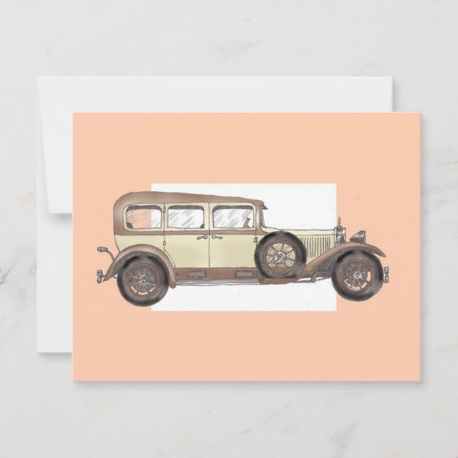 1920s Mercedes Limousine (Front)