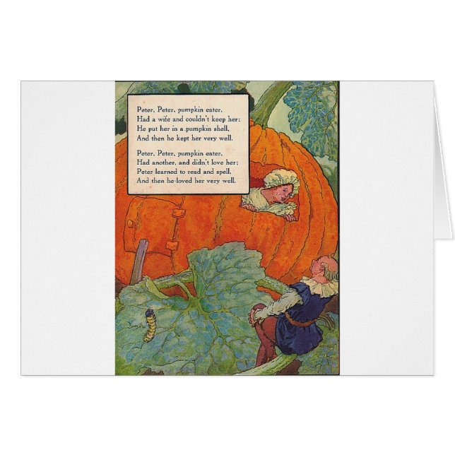 1920s Mother Goose - Peter Pumpkin Eater (Front Horizontal)