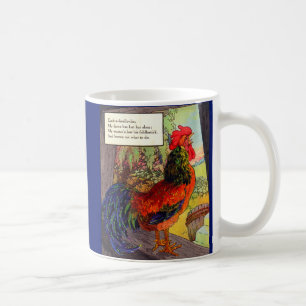 1920s Mother Goose - rooster Coffee Mug