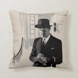1920s Mr. Natty the sharp dressed man Cushion