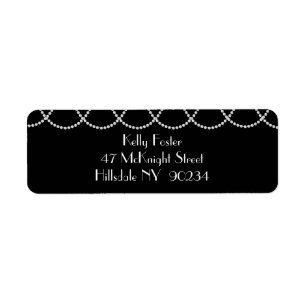1920's Pearl Return Address Label
