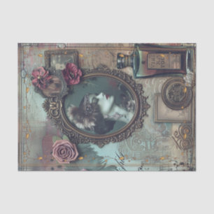 1920's Perfume Flapper Girl Art Deco Tissue Paper