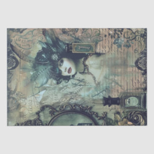 1920's Perfume Flapper Girl Art Deco Tissue Paper