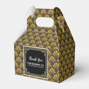 1920's roaring twenties Gatsby Art Deco chic Favour Box