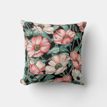 1920s style flower pillow