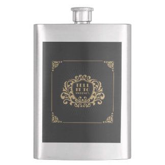 1920s Tell It To Sweeney Art Deco Flapper Slang Hip Flask