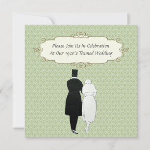 1920's Themed Wedding Invitations