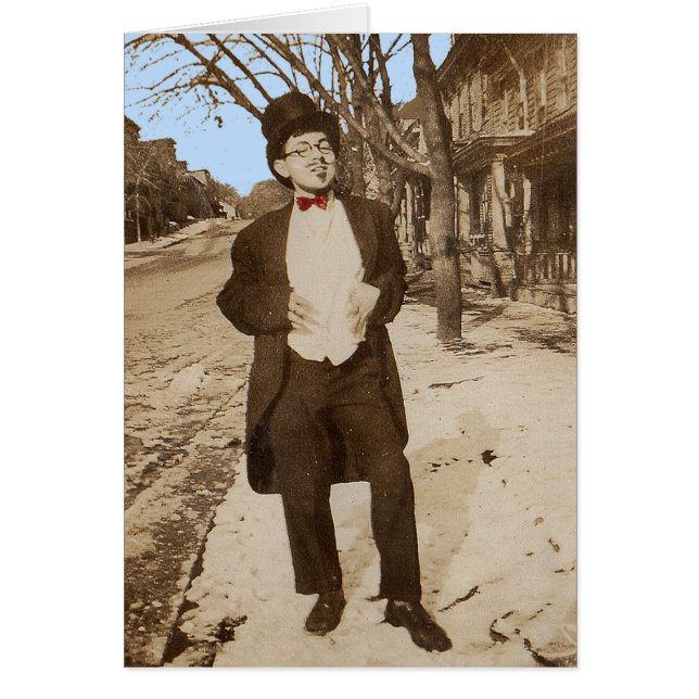 1920s vernacular photo classy young man (Front)