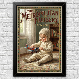 1920s Vintage Children’s Fashion Advertising Poster