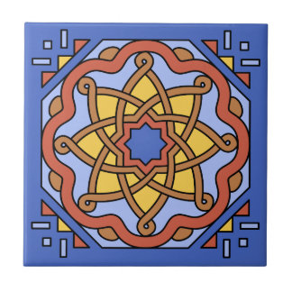 1920s Vintage Malibu Potteries Design Tile