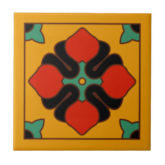 1920s Vintage Malibu Potteries Design Tile