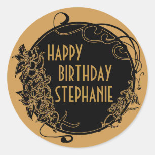 1920's Vintage Party Stickers