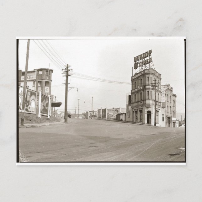 1920's vintage Street Photo Postcard (Front)