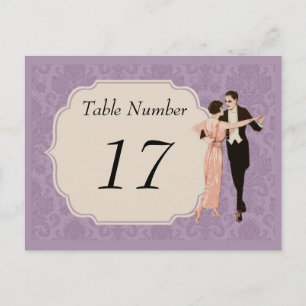 1920's Vintage Table Number Cards