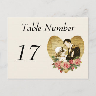 1920's Vintage Table Number Cards