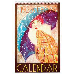 1920s Wall Calendar 2016