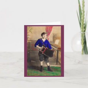 1920s young lady accordionist RPPC Note Card