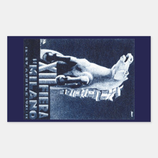 1921 Italian Film Festival Rectangular Sticker