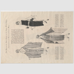 1921 NYC Fashion Design Article Tissue Paper