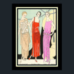 1922 "Art Gout Beaute" Art Deco Poster<br><div class="desc">1922 Art Deco Fashion Print From French "Art Gout Beaute" 18x24 Shown Here- Available On Different Sizes, As Well As, Canvas</div>