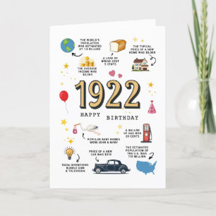 1922 Birthday Card For Grandpa