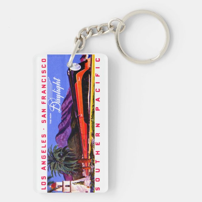 1922 Daylight Railroad Train Key Ring (Back)