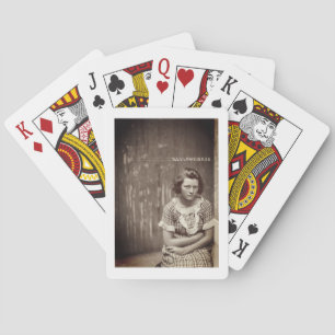1922 Girl Vintage Playing Cards