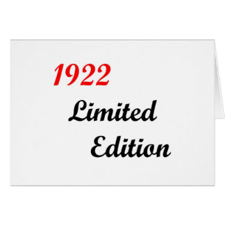 1922 Limited Edition