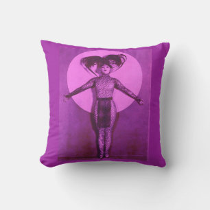 1922 oddball movie star get-up - lavender cushion