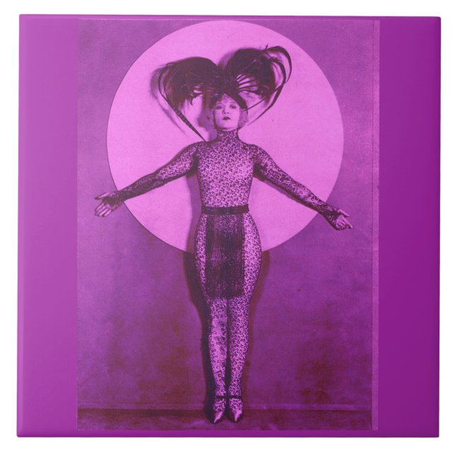 1922 oddball movie star get-up - lavender tile (Front)