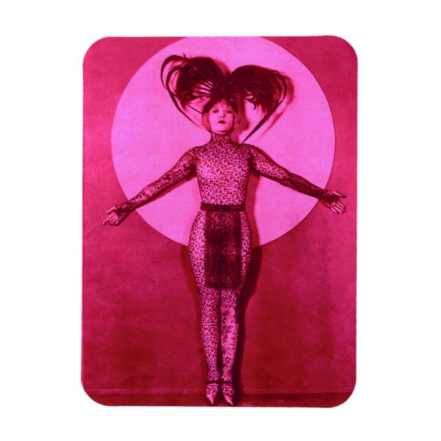 1922 oddball movie star get-up - pink magnet (Vertical)