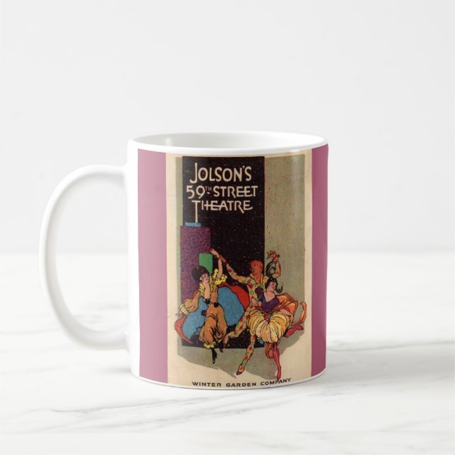 1923 Al Jolson’s Theatre playbill cover Coffee Mug (Left)