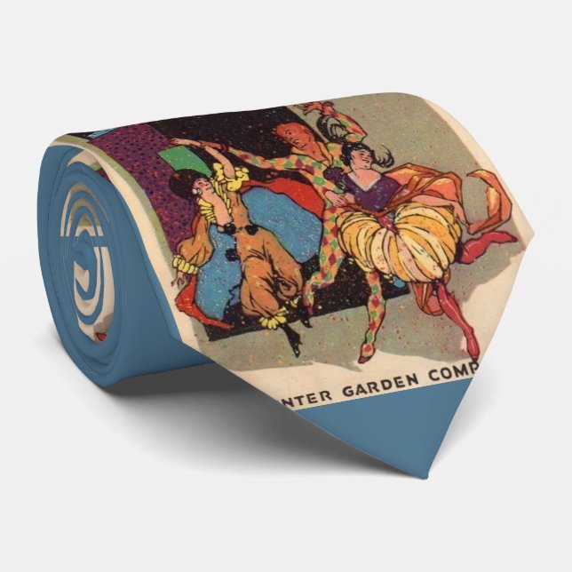 1923 Al Jolson’s Theatre playbill print Tie (Rolled)