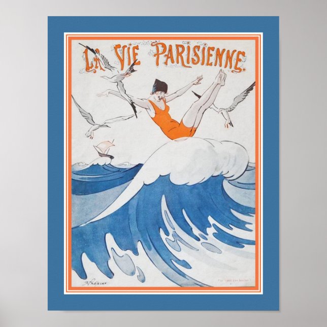 1923 Deco La Vie Parisienne Cover Poster (Front)