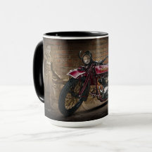 1923 Indian Big Chief Motorcycle Mug