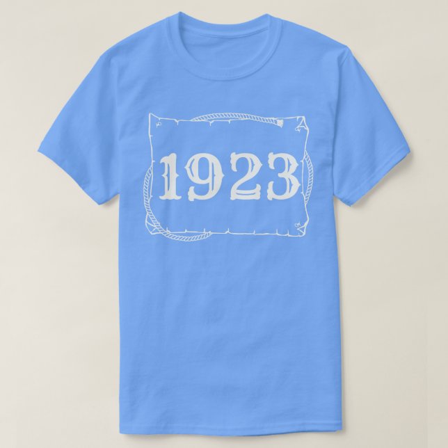 1923 Rope Sign T-Shirt (Design Front)