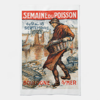 1923 Seafood Festival Tea Towel