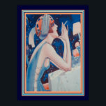 1923 Vie Parisienne  Art Deco Print 12 x 16<br><div class="desc">This is a  reproduction of a  rare,  art deco,  lithograph,  featured in La Vie Parisienne.</div>