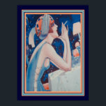 1923 Vie Parisienne  Art Deco Print 12 x 16<br><div class="desc">This is a  reproduction of a  rare,  art deco,  lithograph,  featured in La Vie Parisienne.</div>